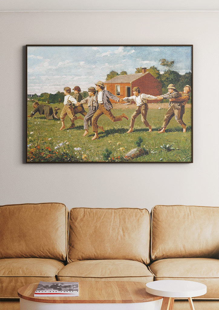 Winslow Homer Art Print - Snap the Whip