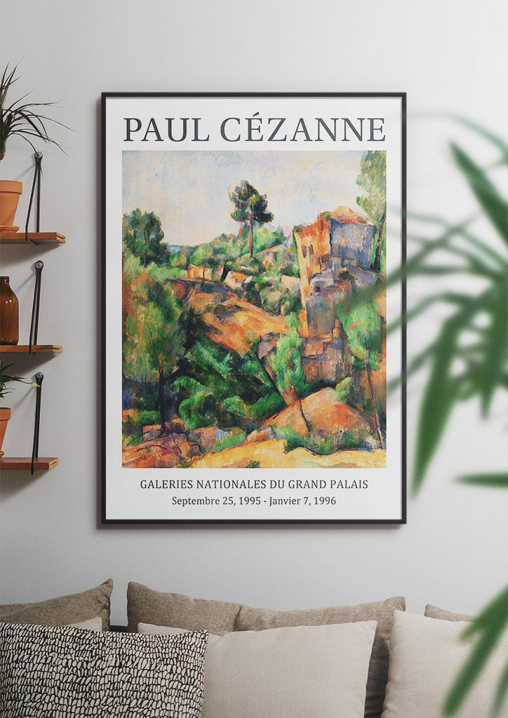 Paul Cezanne Bibemus Quarry Art Print | Mid-Century Exhibition