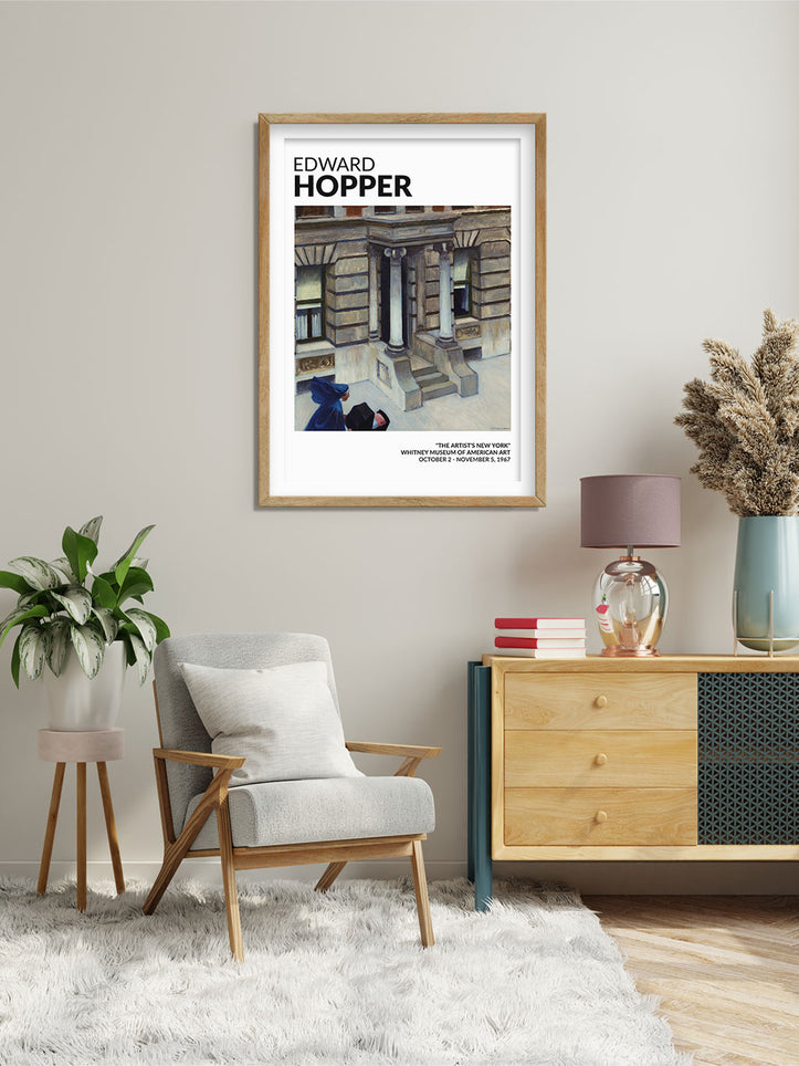 Edward Hopper New York Pavements Art Print 