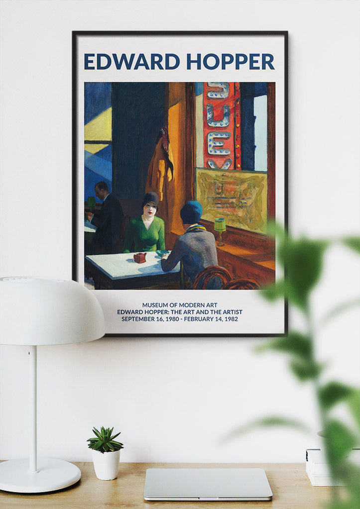 Edward Hopper Print - Chop Suey