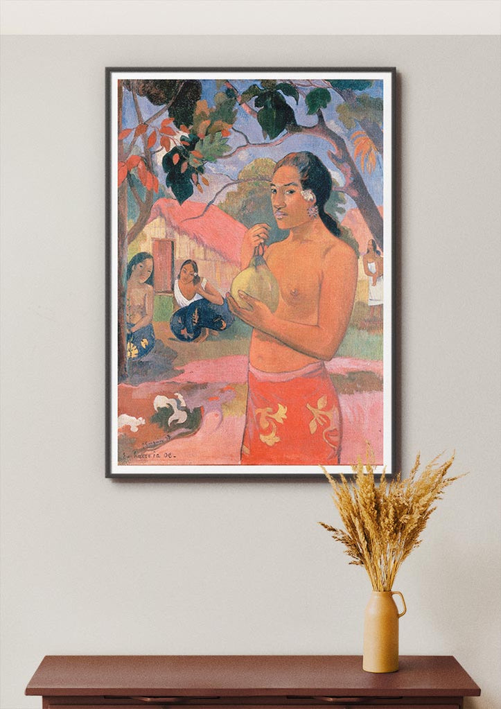 Paul Gauguin Print - Woman Holding a Fruit