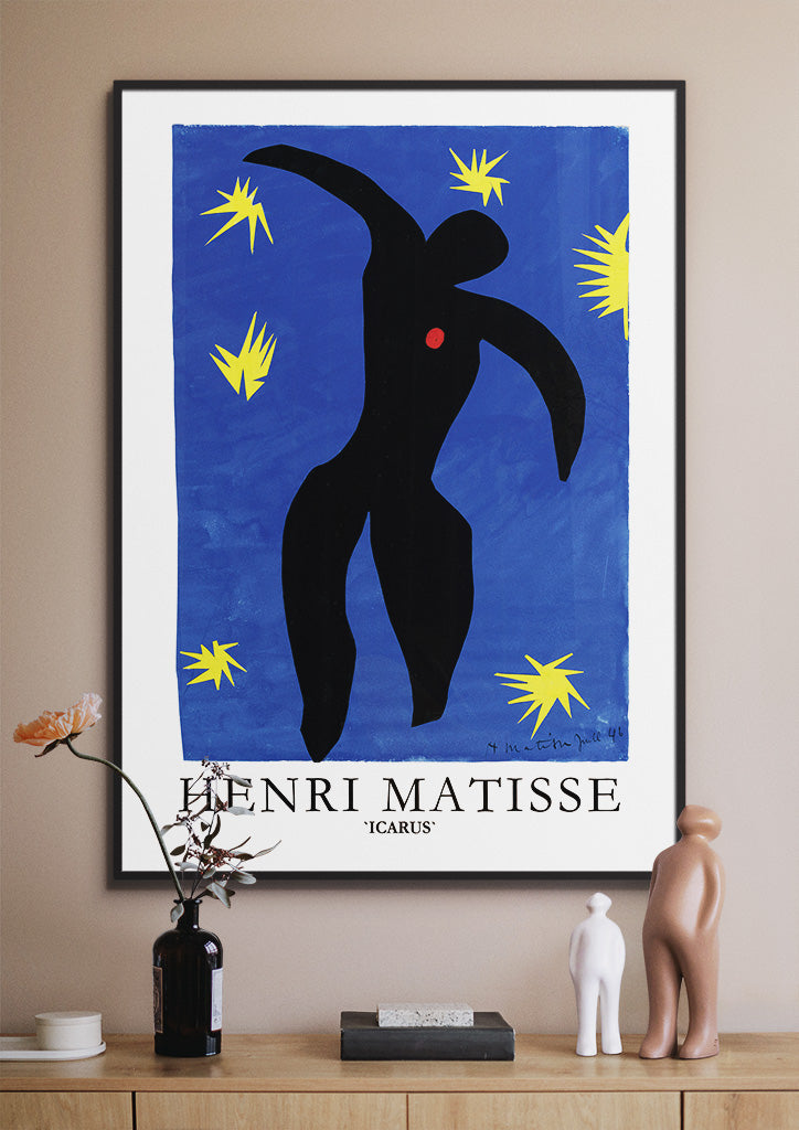 Henri Matisse　Icarus　ポスター Henri Matisse Cut-Out Prints and Exhibition Posters | Icarus