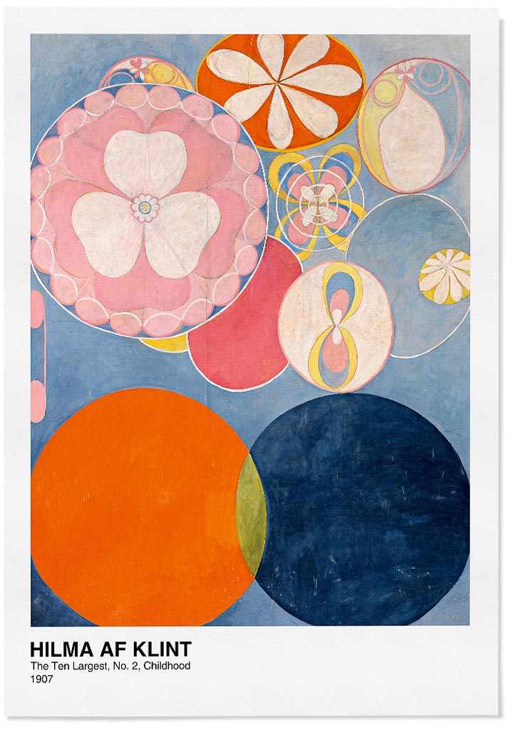 Hilma af Klint Print, The Ten Largest No.2