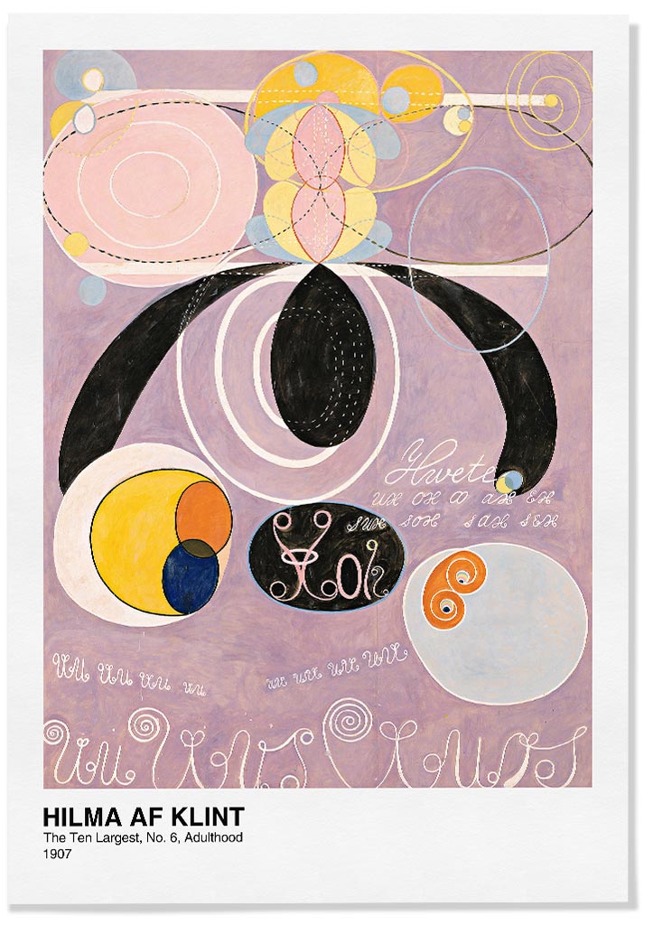 Hilma af Klint Print - The Ten Largest No.6