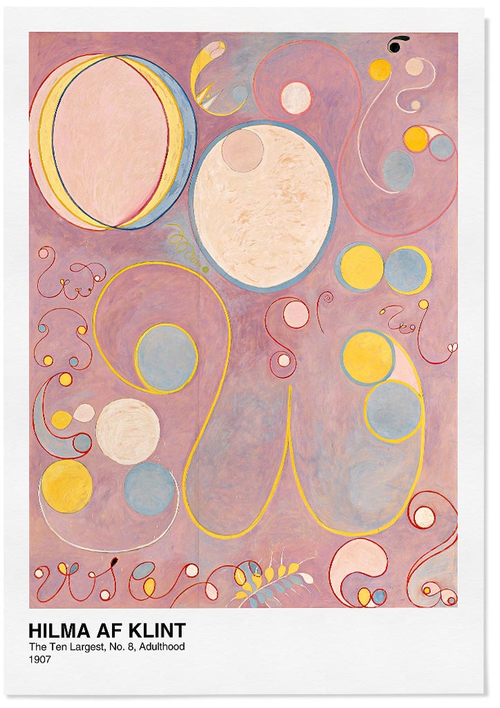 Hilma af Klint Print - The Ten Largest No.8