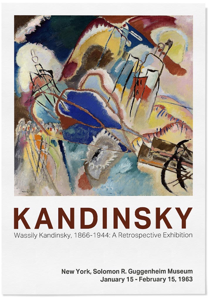 Kandinsky Poster - Improvisation 30 (Cannons)