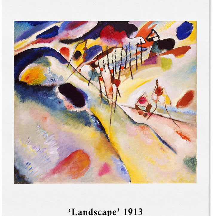 Kandinsky - Abstract Landscape Painting