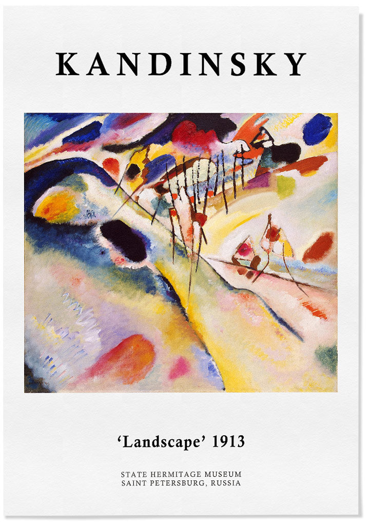 Kandinsky - Abstract Landscape Painting