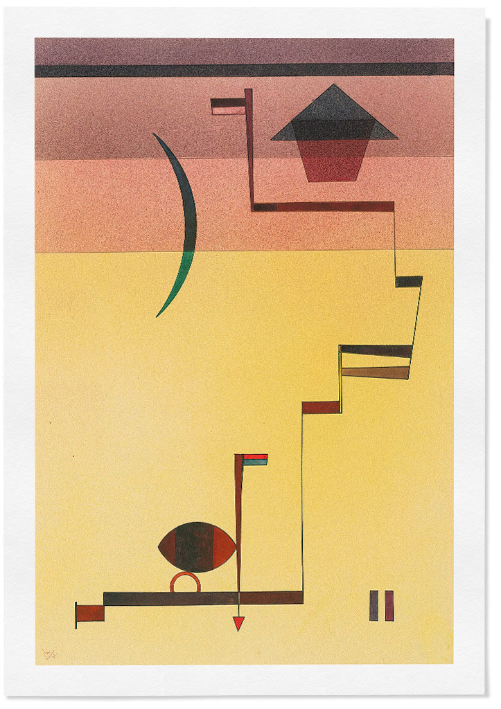 Kandinsky Art Print - Eckig