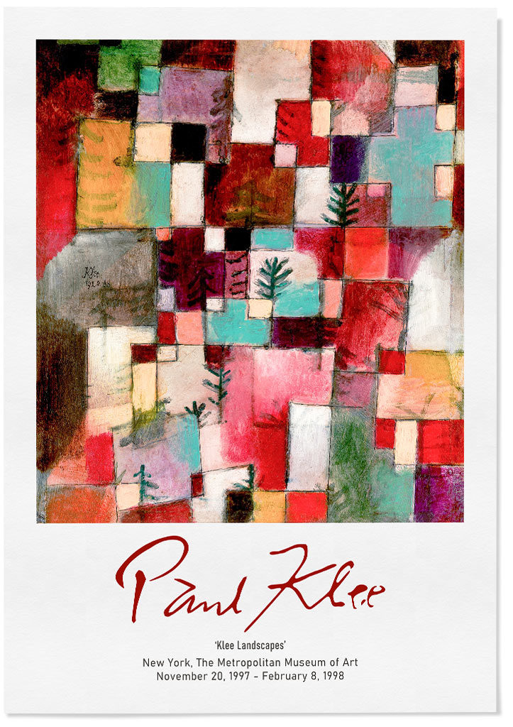 Paul Klee Abstract Landscape Painting