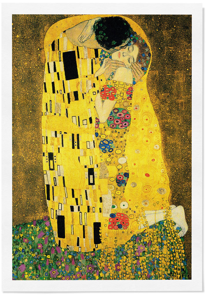 Gustav Klimt The Kiss Art Print Art Nouveau Wall Art Posterist Gustav Klimt The Kiss Art Print Art Nouveau Wall Art Posterist