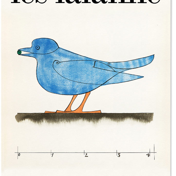 Les Lalanne Blue Bird Poster