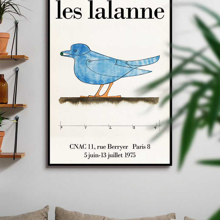 Scorch lejer Vedhæftet fil Les Lalanne Exhibition Poster | Blue Bird Art Print – Posterist