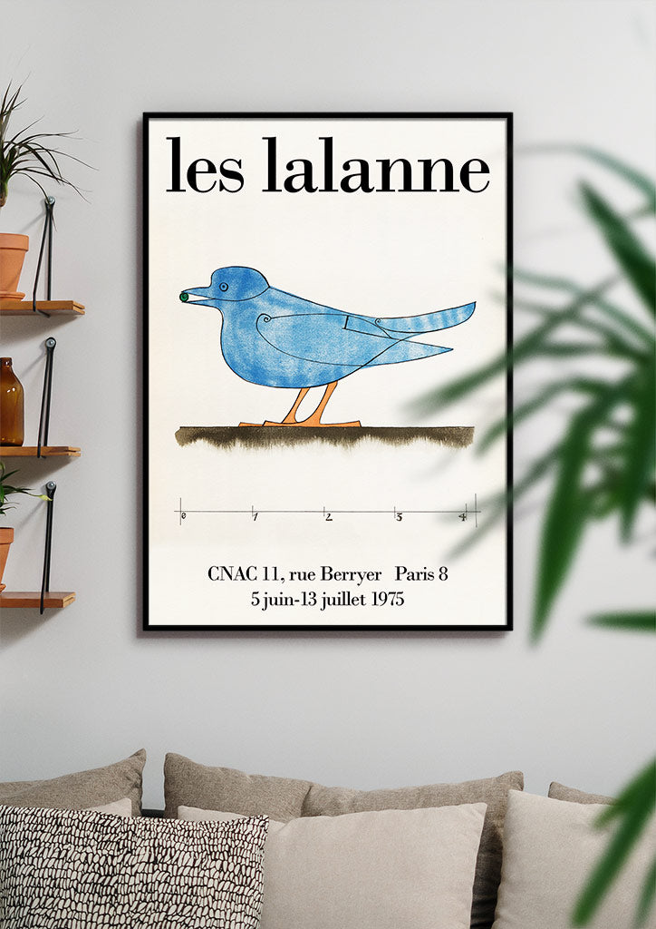 Les Lalanne Exhibition Poster | Blue Bird Art – Posterist