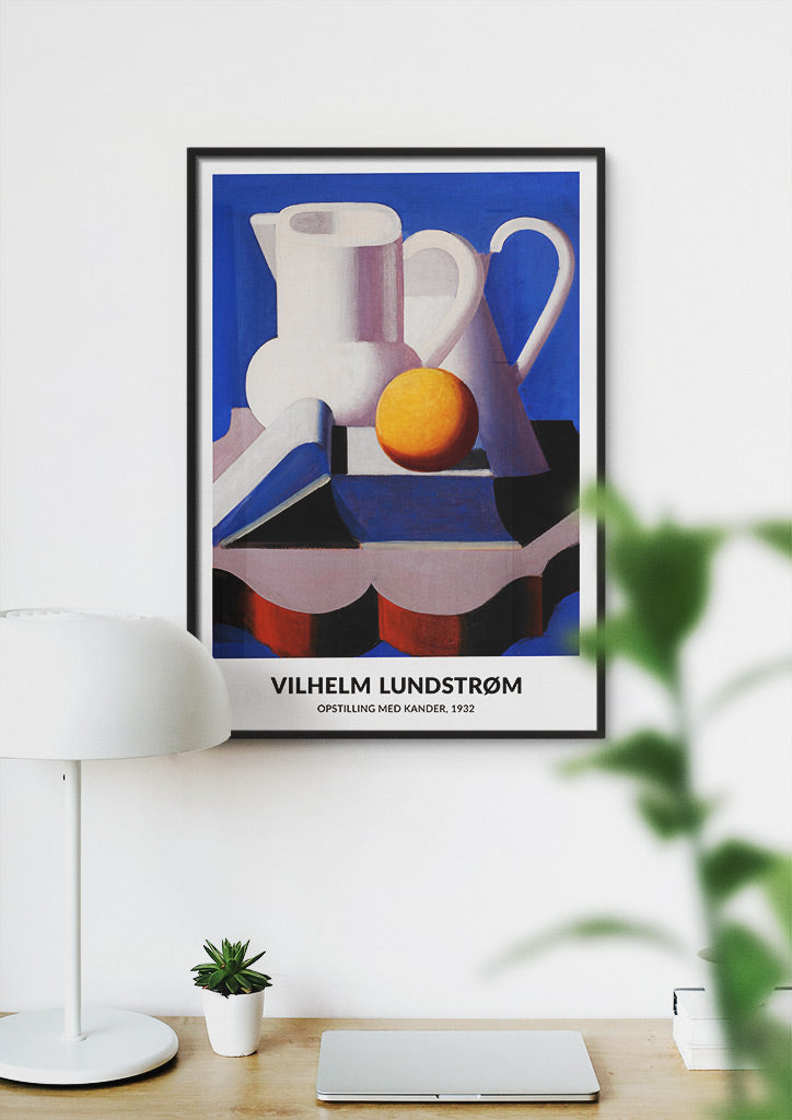 Vilhelm Lundstrom Poster - Opstilling Med Kander