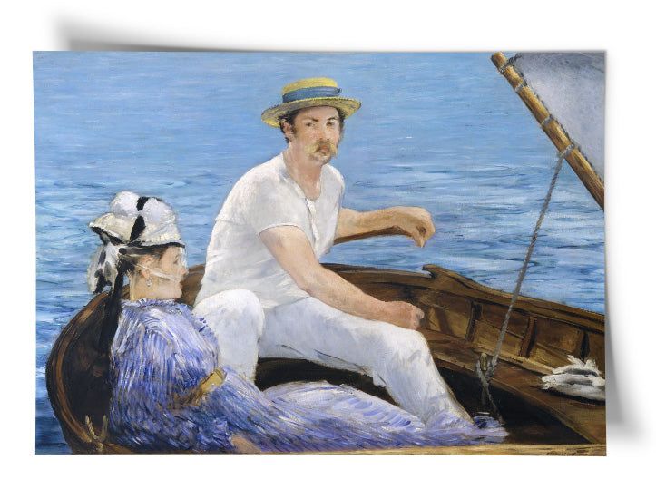 Édouard Manet Art Print - Boating