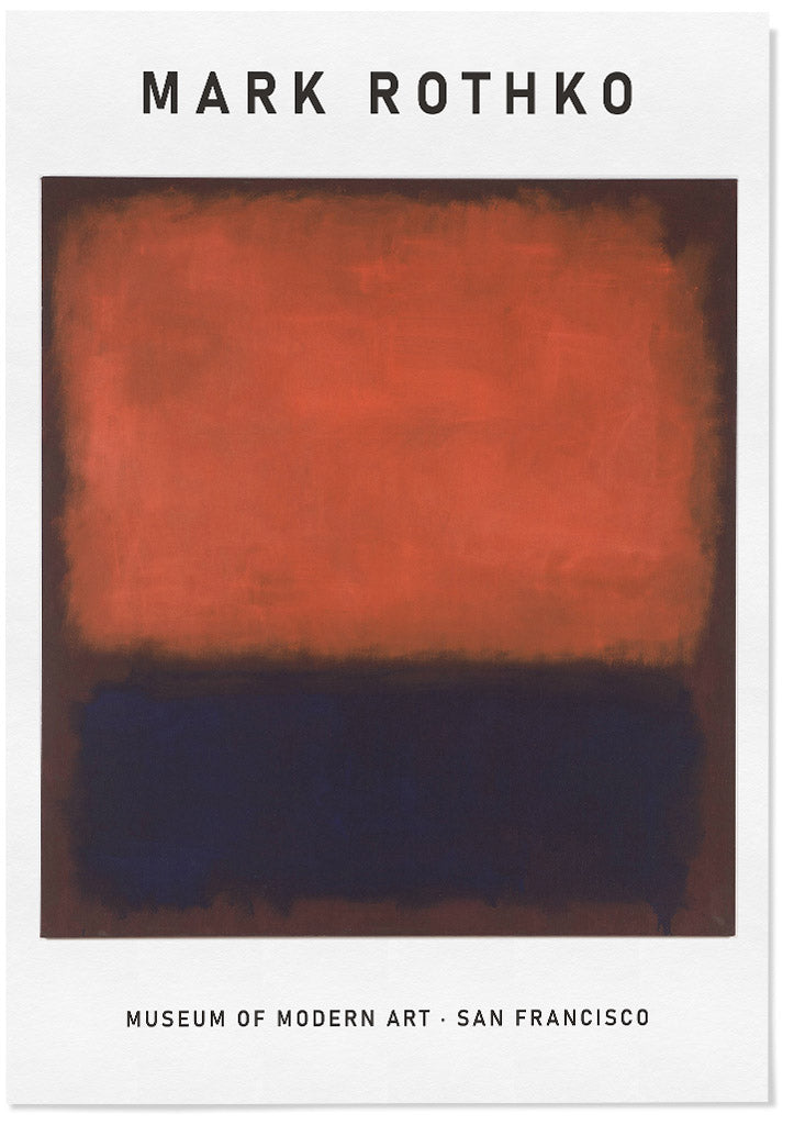 Mark Rothko Exhibition Poster- Untitled (1960)