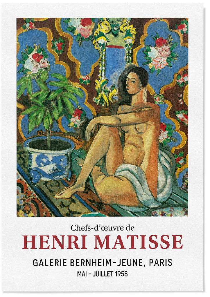 Henri Matisse Exhibition Poster - Decorative Figure