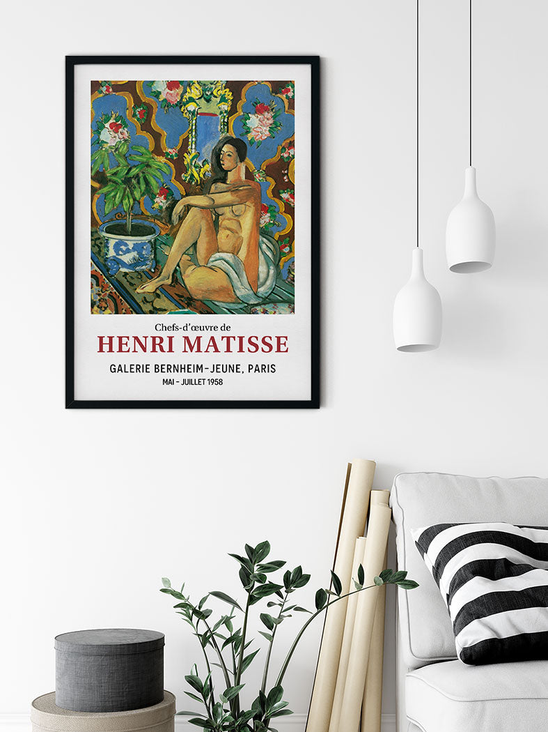 Henri Matisse Exhibition Poster - Decorative Figure