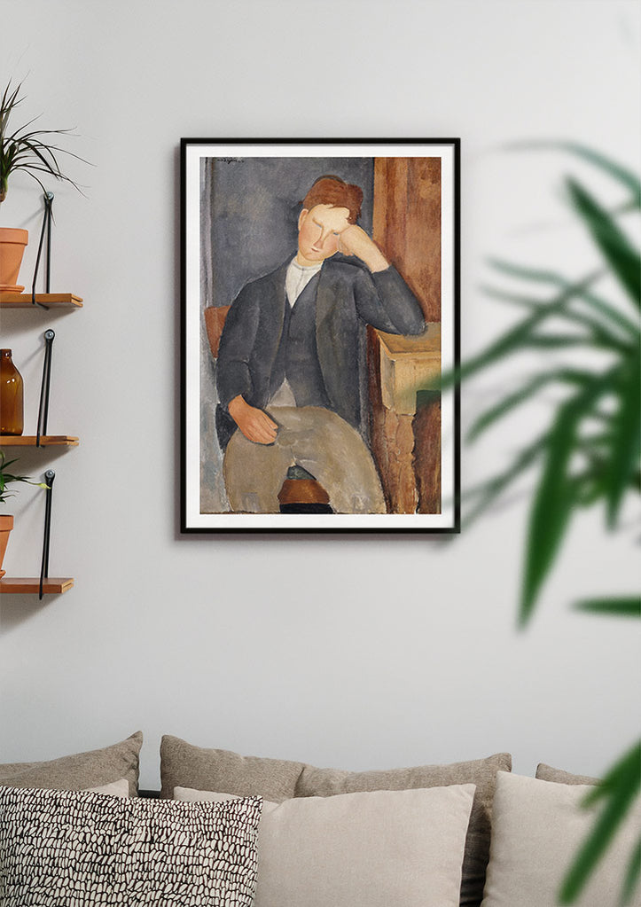 Modigliani Art Print - The Young Apprentice