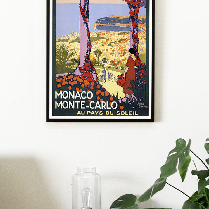 Vintage Travel Poster of Monaco, Monte-Carlo