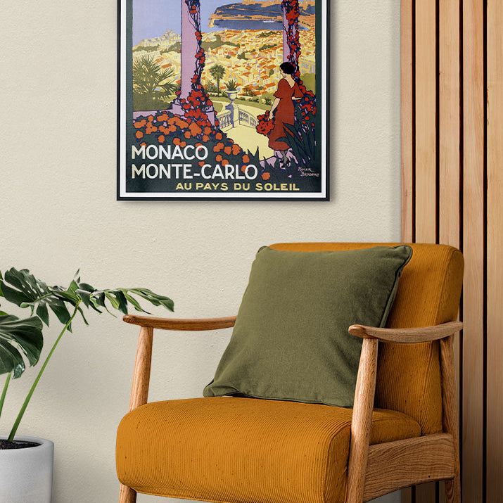 Vintage Travel Poster of Monaco, Monte-Carlo