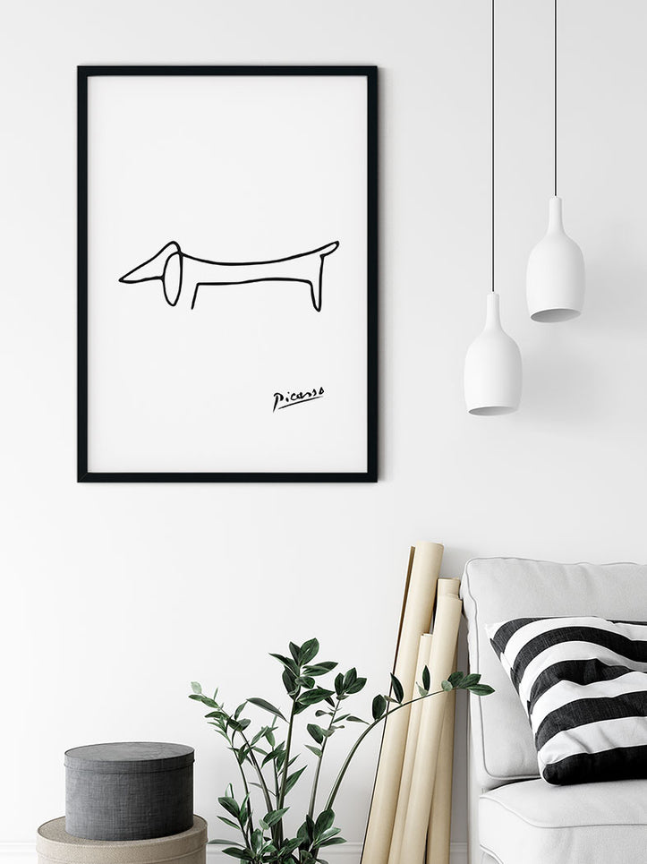 Pablo Picasso Art Poster - The Dog