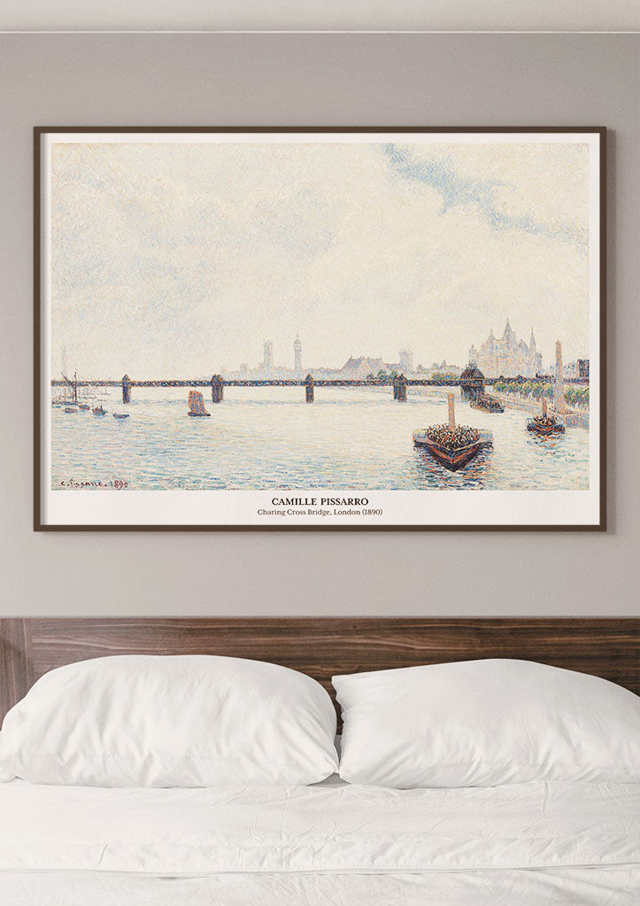 Camille Pissarro Art Print - Charing Cross Bridge