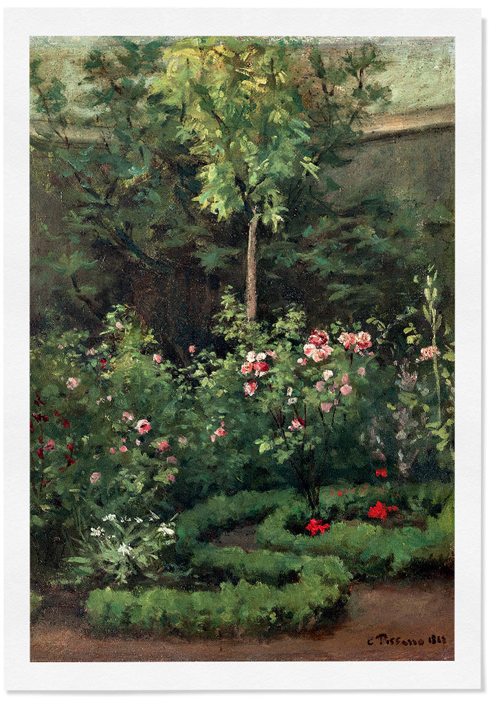 Camille Pissarro Art Print - Rose Garden