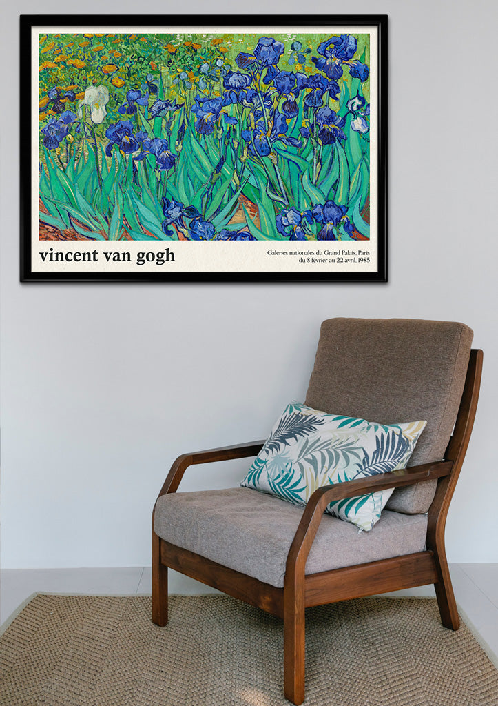 Vincent van Gogh - Irises Exhibition Poster