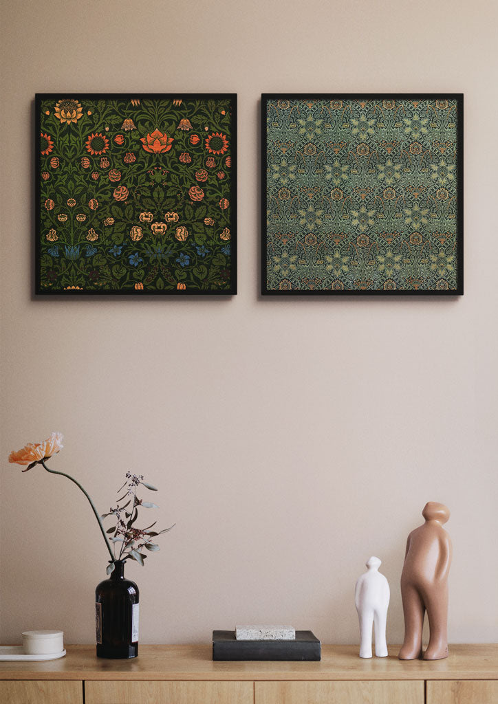 William Morris Square Art Print Set