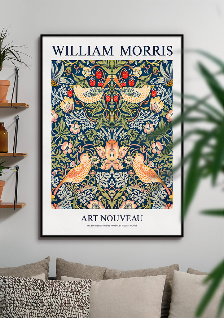 William Morris Strawberry Thief Art Poster